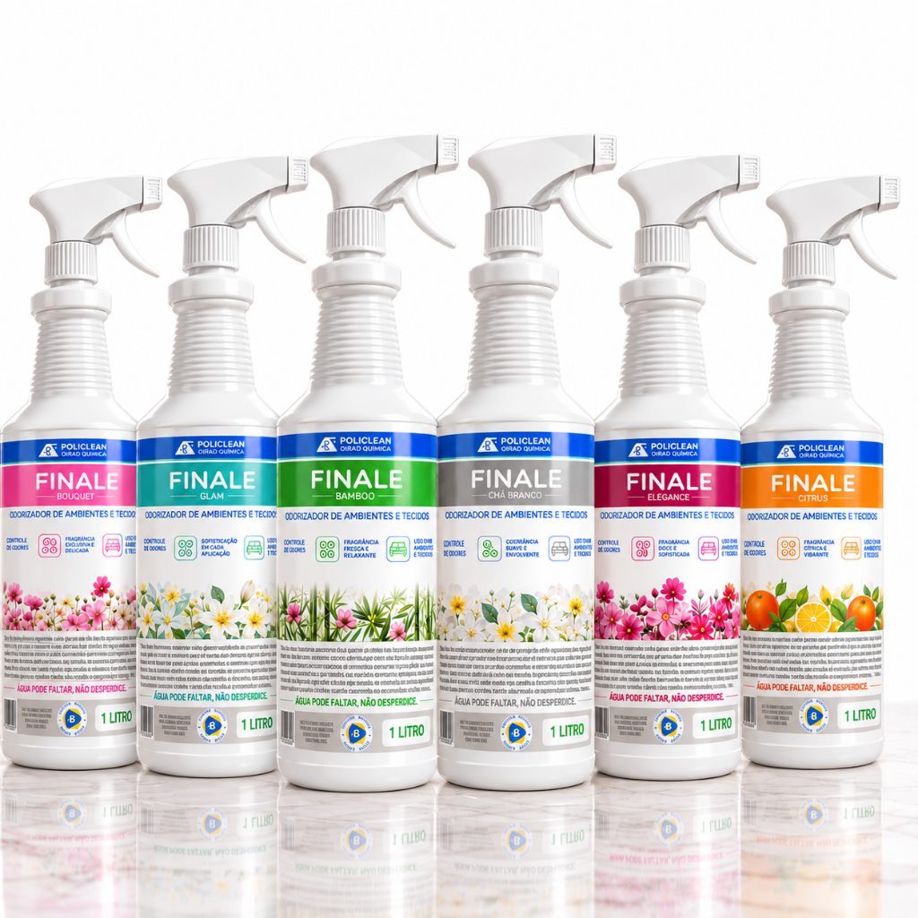 Finale Bouquet Glam Elegance "Cheiro De Rico" Finalizador Aromatizante Ambiente Estofado 500ml e 1 L
