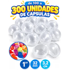 Capsula 1 Polegada Vazias Para Brinquedos Kit Festa Lembrancinha Personalizar Aiversario Prenda