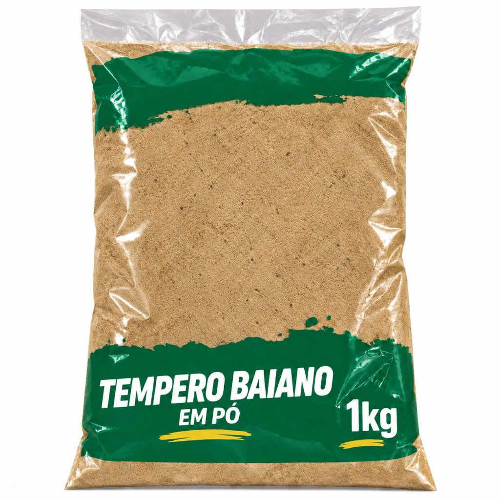Tempero Baiano com Pimenta 1kg Tempero em Pó para Alimentos Culinária Sabor e Praticidade