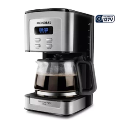 Cafeteira Elétrica Mondial Dolce Arome Digital C-44-32X-SDI 800W Preto/Inox 127V