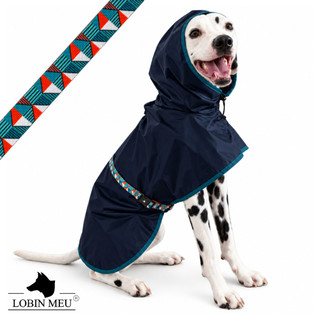 Capa de Chuva Pet Ajustável para Cachorros