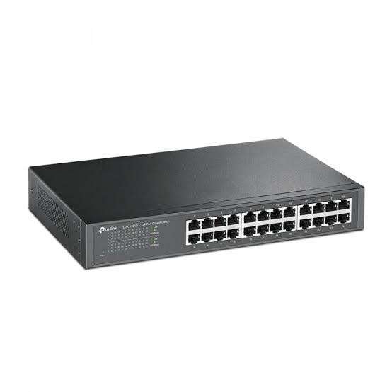 Switch TP-Link TL-SG1024DE 24 Portas Gigabit 10/100/1000mbps Sem Caixa Sem Manual Sem Cabo Força Ler