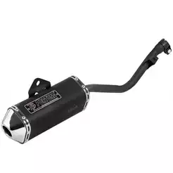 Escape Moto Yamaha Xtz 125 Ano 2002 a 2016 Escapamento F1 Mini Tri Fortuna