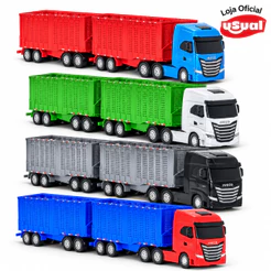 Caminhão Canavieiro Iveco S-Way Rodotrem 2 Carretas Articuladas 1:30 Usual
