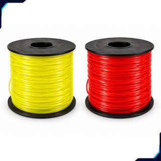 Fio Nylon Quadrado 3mm 2,2kg 226m Roçadeira Vermelho ou Amarelo