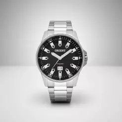 Relógio Orient Masculino Analógico Prata Original Aço Inox MBSS1402P1SX