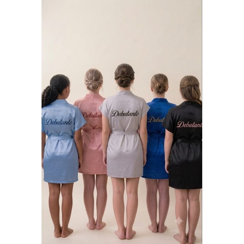 robe bordado debutante