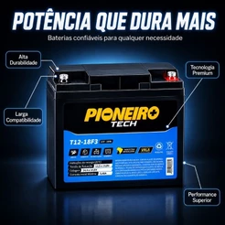 Pioneiro Tech Nobreak/ Alarme/ Jetsky 12v 18ah