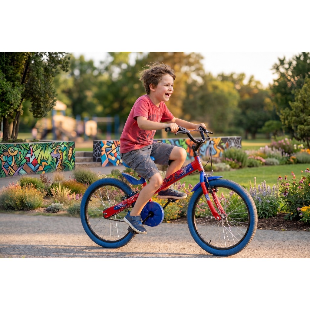 Bicicleta aro 20 Heróes infantil Menino 6, 7, 8 Anos Pro-x Heroes — imagem 2 de 2