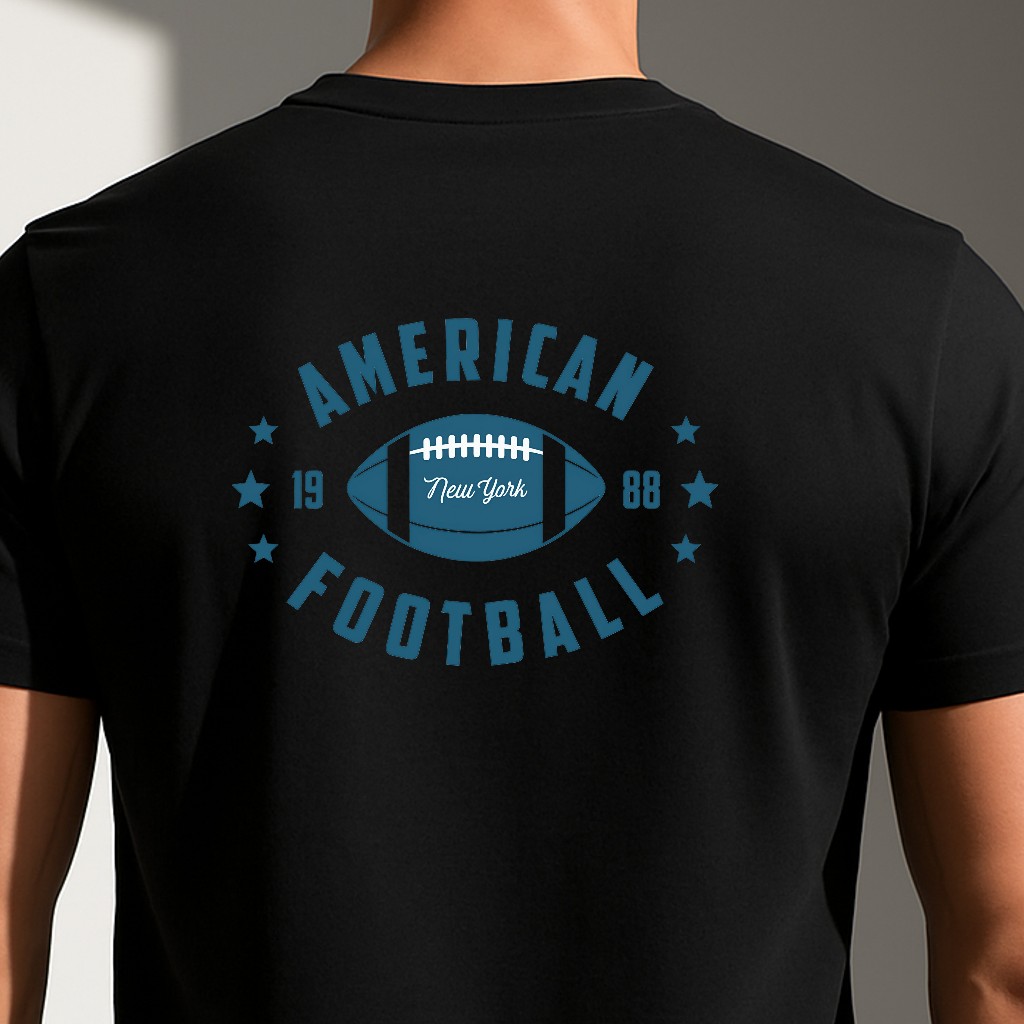 Camiseta T-Shirt Básica Camisa Casual Blusa Masculina Futebol Americano NFL American Footbal