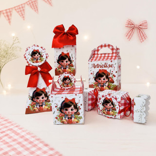 Kit Festa Branca de Neve Baby/Cute Personalizado + BRINDE /Personalizados Infantil / Caixas Personalizadas/ Lembrancinha