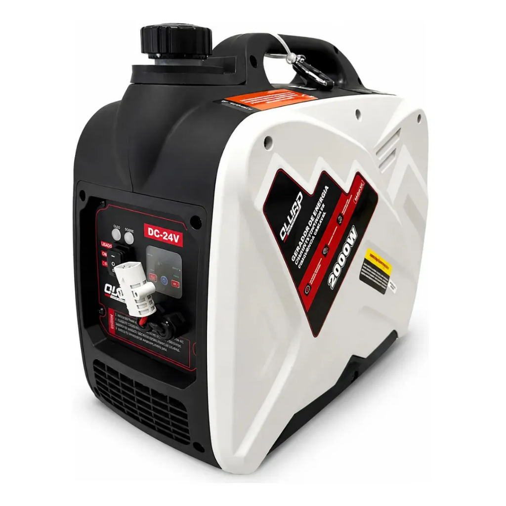 Gerador Automotivo Portátil Inteligente Silencioso 24v 2000w Caminhão Motorhome Off Grid