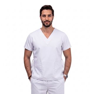 Pijama Cirúrgico Masculino Hospitalar Oxford Premium Conjunto Confortável Scrub Privativo