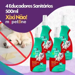 Kit 4 Educador Sanitário Xixi Não Mypetone - 500mL