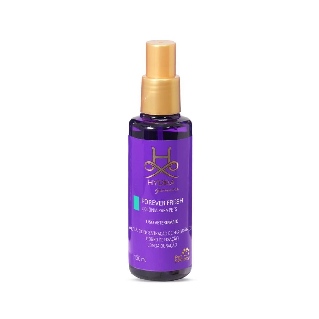 Colônia Pet Cachorro e Gato Hydra Groomers Forever Fresh 130mL