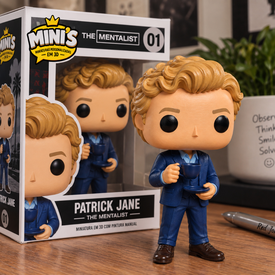 Boneco Colecionavel PATRICK JANE THE MENTALIST (EXCLUSIVO)