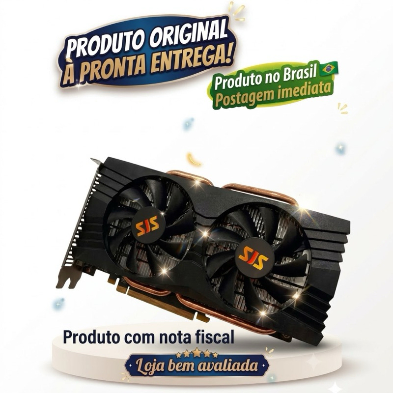 Placa de vídeo RX 580 8GB GDDR5, 256bits