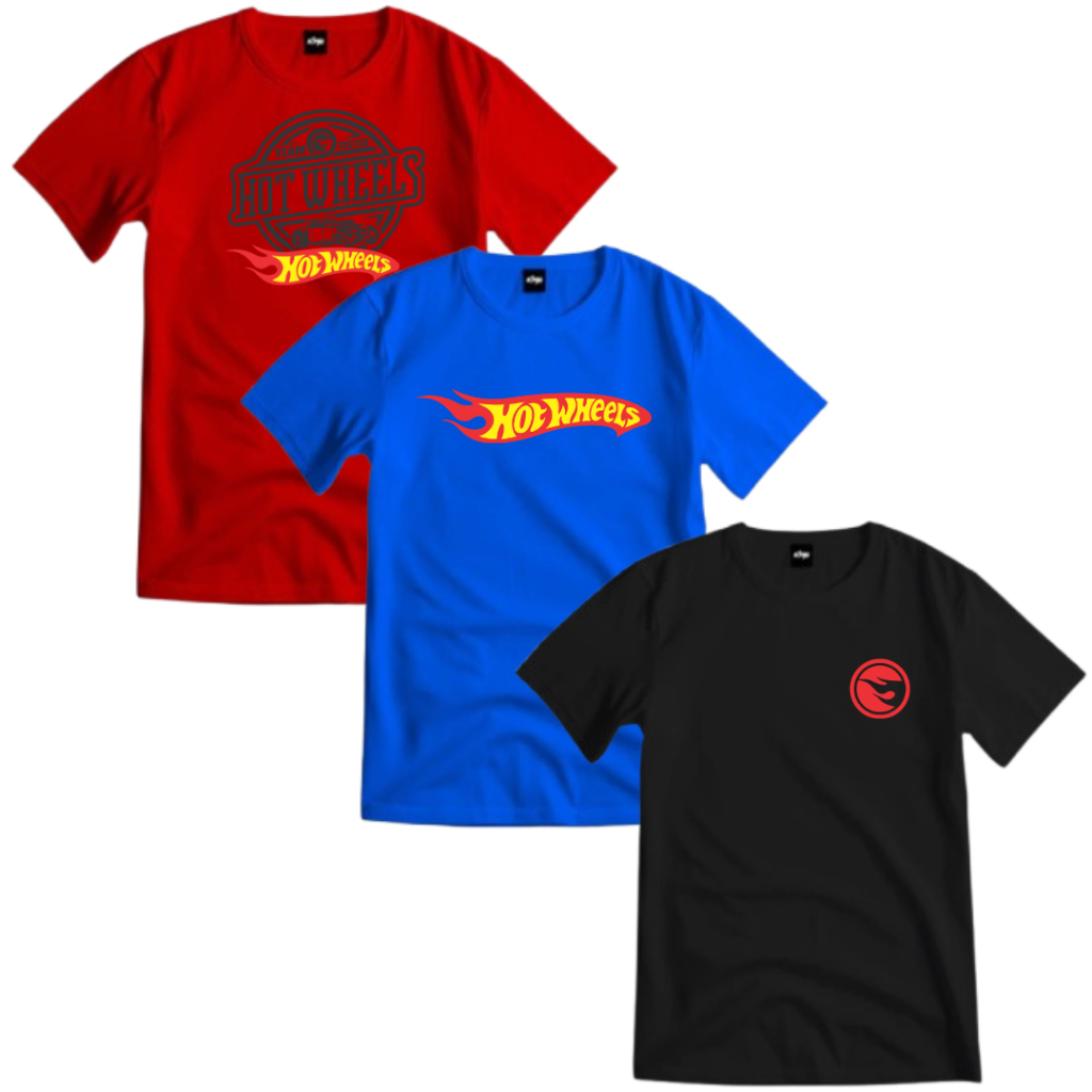 Kit 3 Camisetas Infantil Menino 100% Algodão Kit Infantil Juvenil  Estampa Kit Conjunto Kids