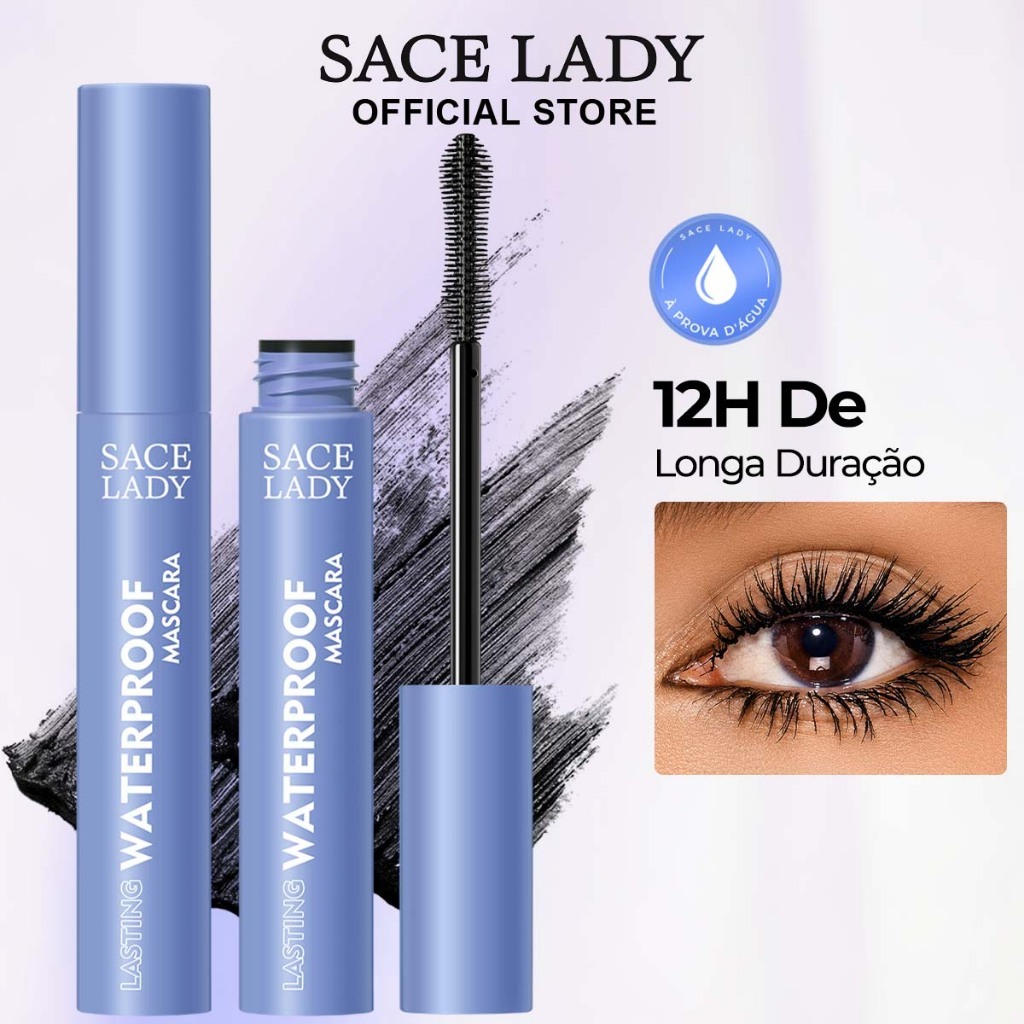 Máscara para cílios SACE LADY resistente à água Cabelos longos e com cachos duradouros