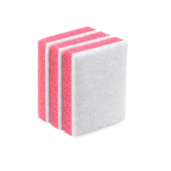 Bucha Esponja Sanitária Dupla Face Scotch Brite 3M Kit 3 Unidades Limpa Box Vidro Piso