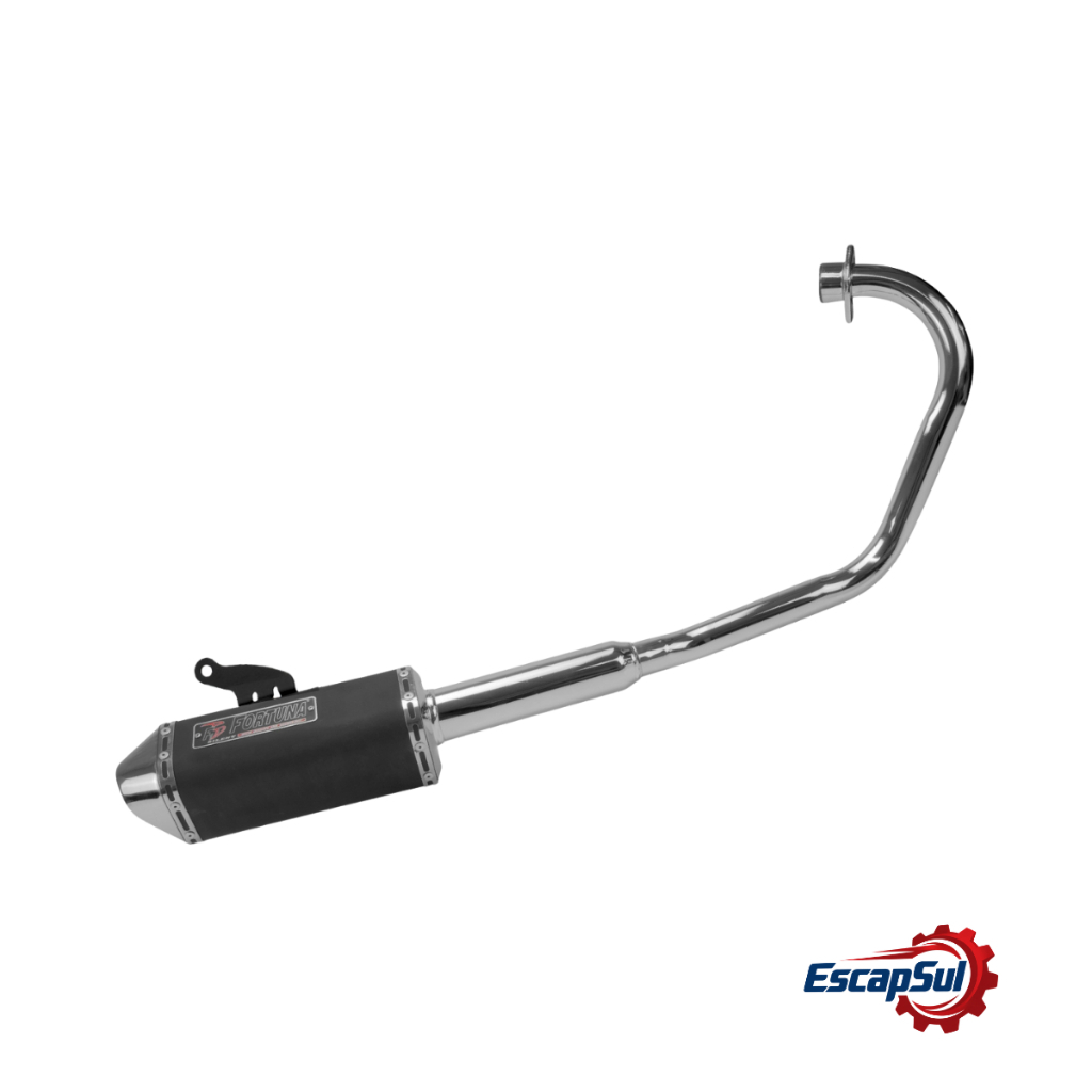 Escapamento Fan 160/ Titan 160/start /2025 Mini Tri Fortuna