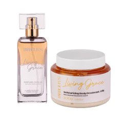 Kit Perfume Capilar 50ml Geleia Hidratante Corporal 200ml Living Grace Barbour's Beauty