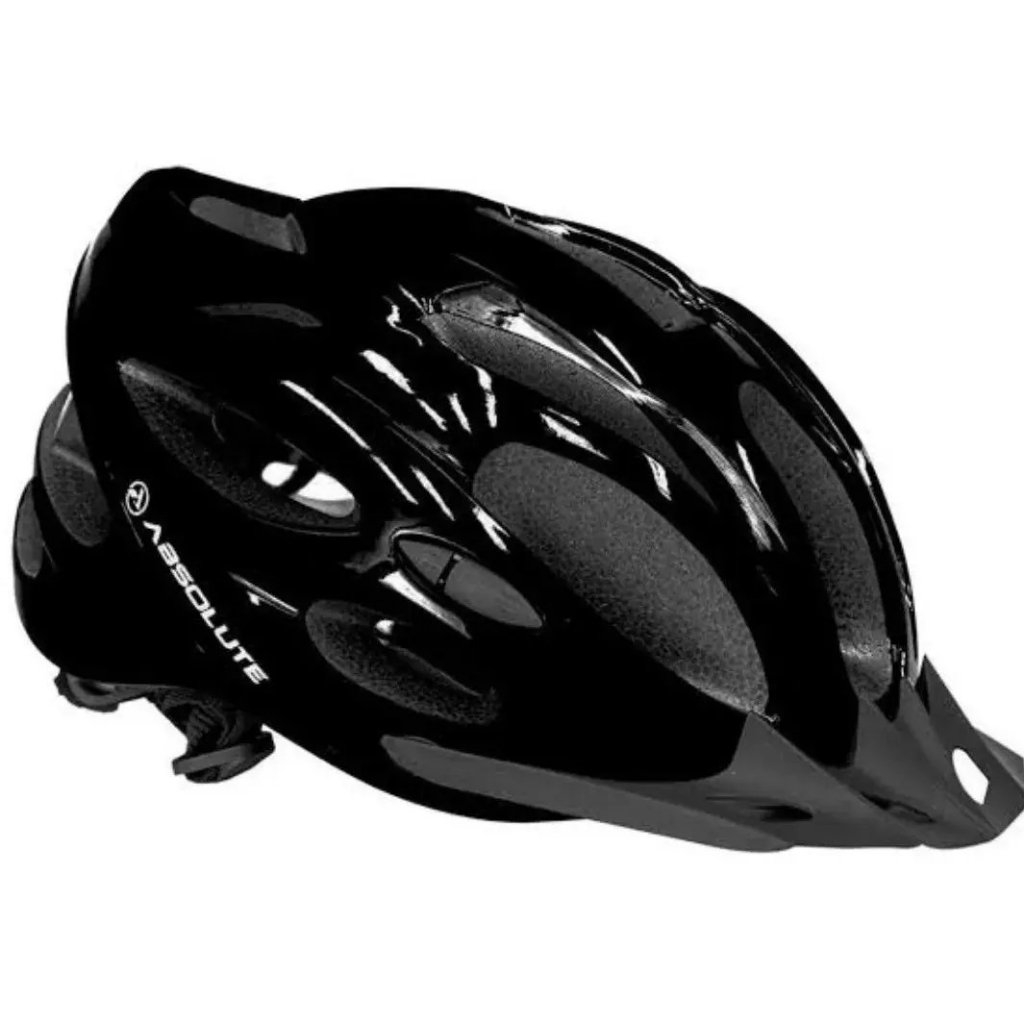 Capacete Ciclismo Absolute Nero C/Led e Viseira Removível