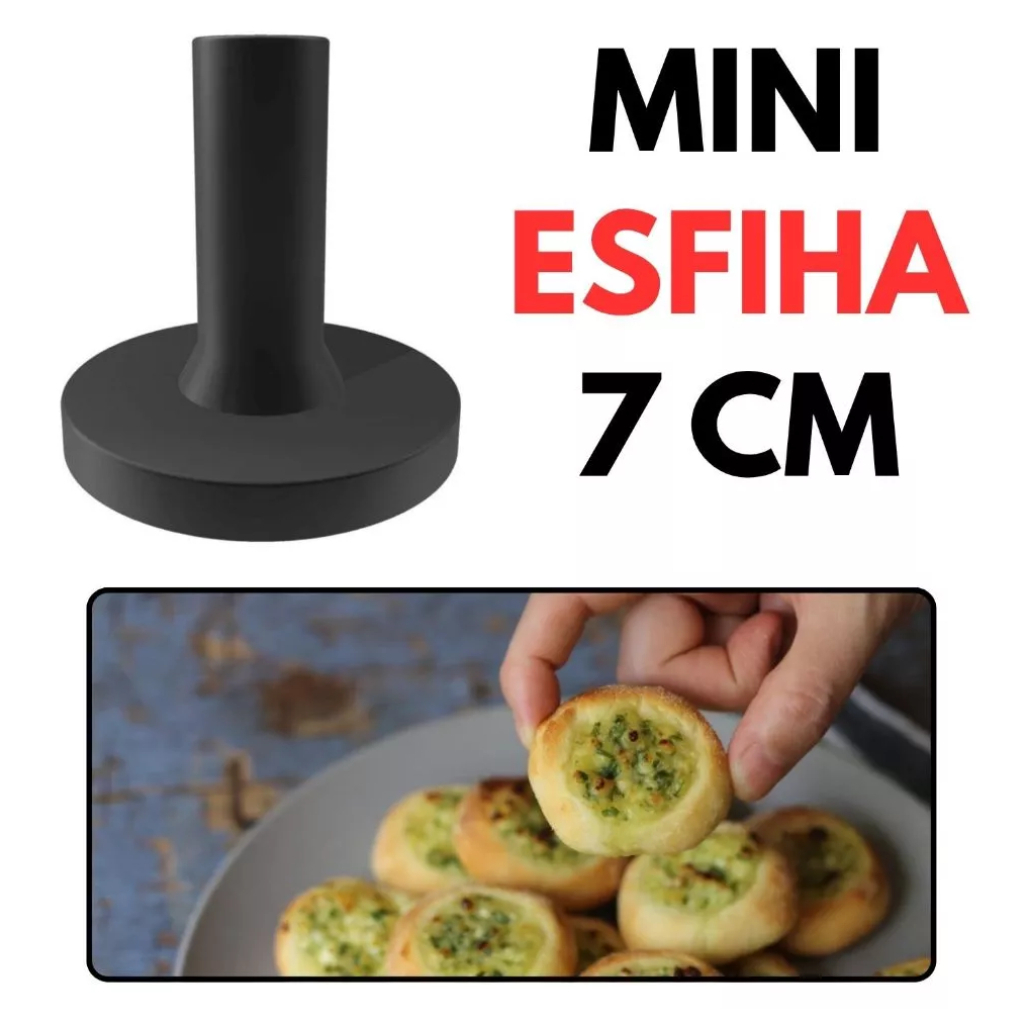 Molde Esfiha Aberta Cortador Mini Pizza Brotinho Esfirra Habbibs Modelador Varios Tamanhos