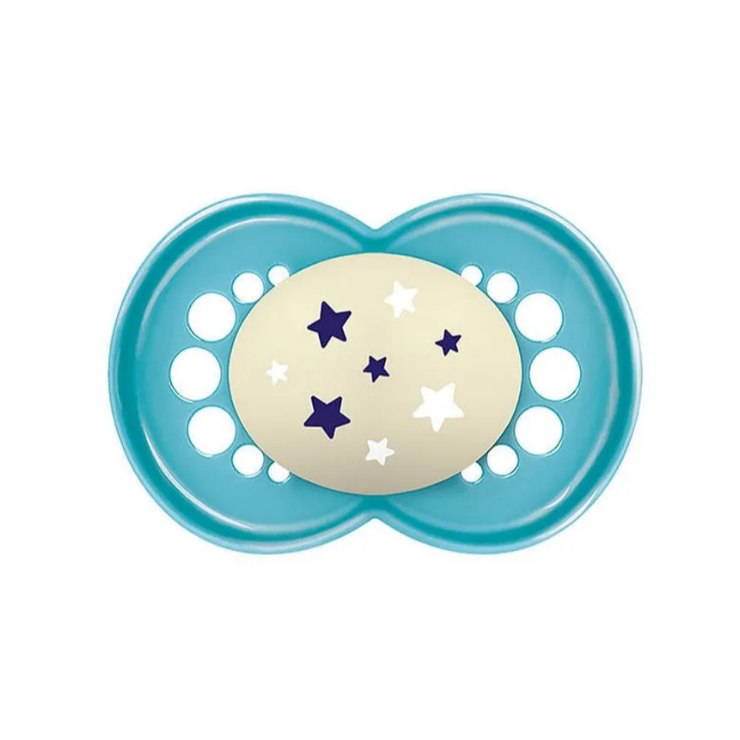 Chupeta MAM Night +6 Meses Cor Azul 1 Unidade
