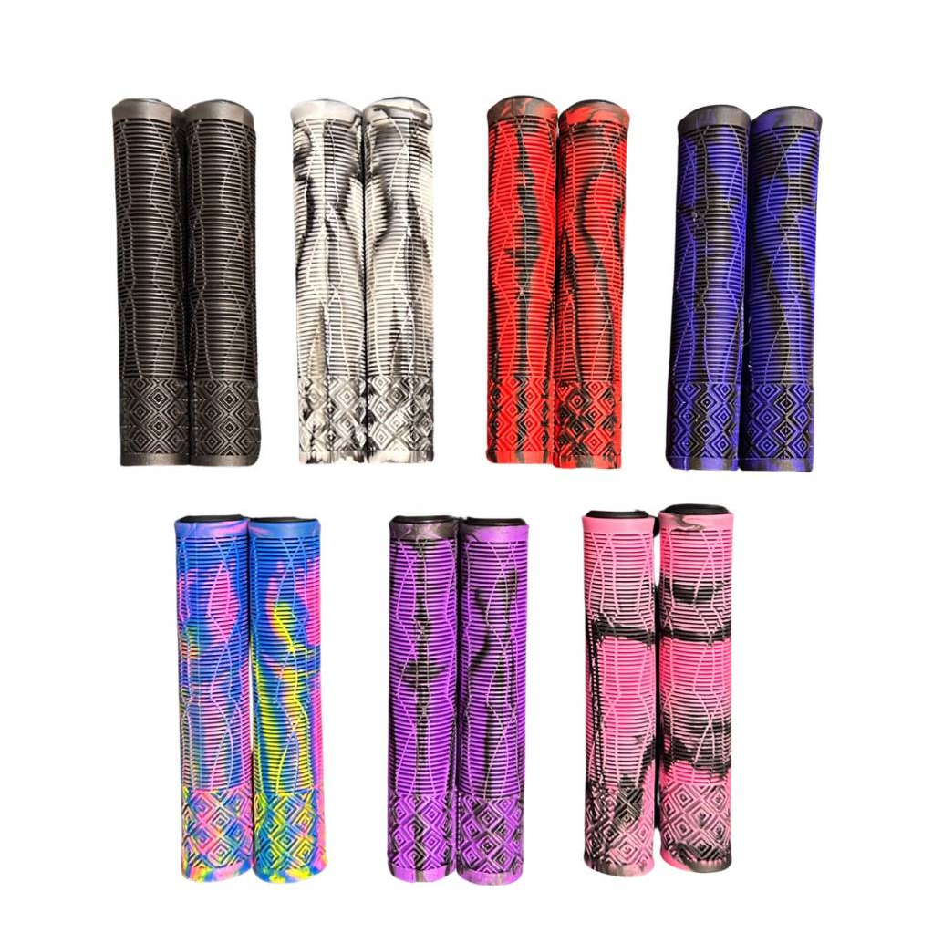 Manopla Punho 165mm Longa Bike Bmx Freeride Gios hupi Absolute Viking bicicleta Grau Dirt E Wheeling Macia e Confortavel