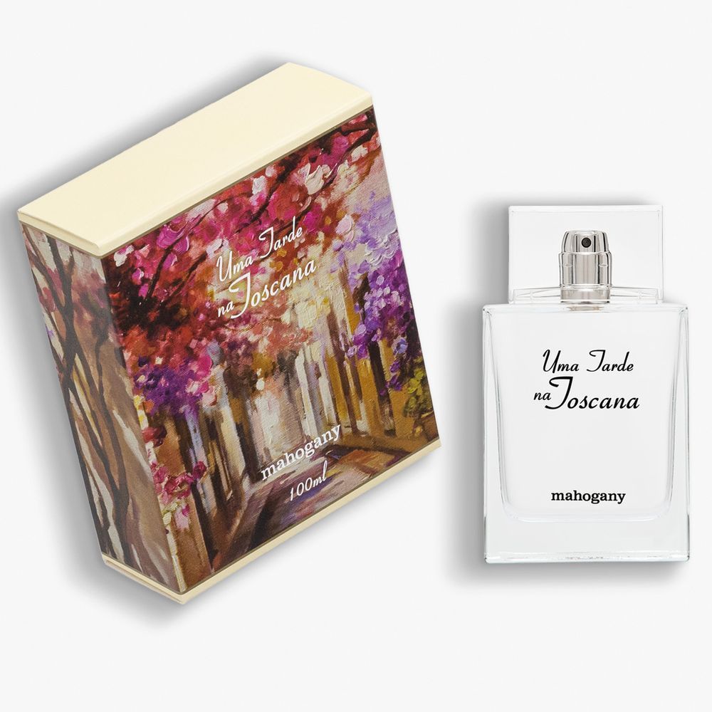 Fragrância Desodorante Corporal Mahogany Uma Tarde na Toscana 100ml Perfume Feminino Floral Amadeirada Spray — imagem 2 de 2