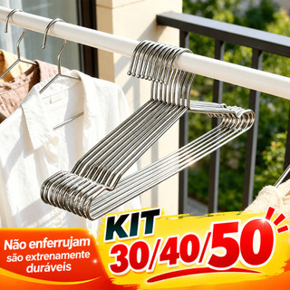 Cabides Aço Inoxidável Resistente à Prova De Ferrugem Armazenamento De Roupas De Alta Qualidade