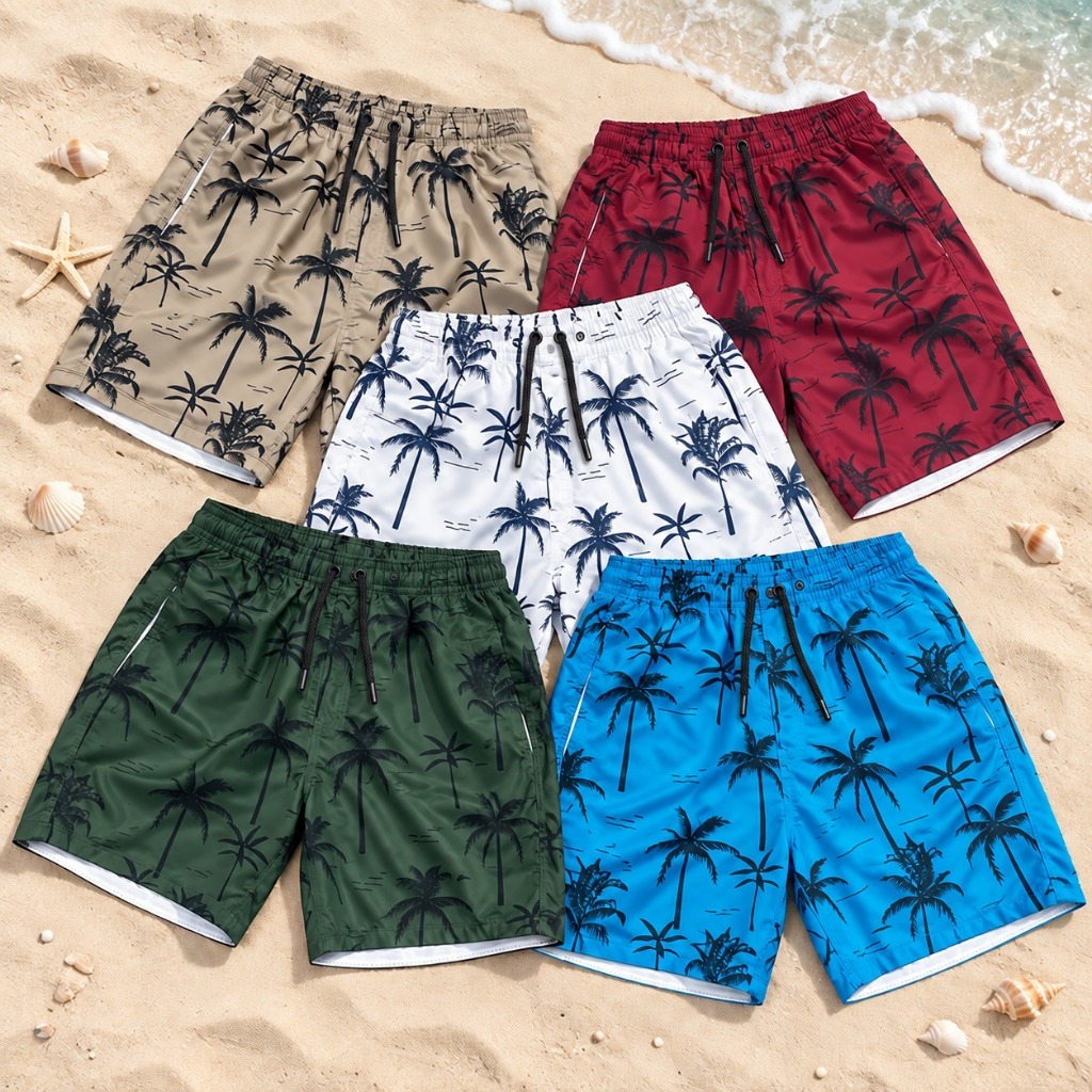 KIT 3 Bermudas Estilo Mauricinho Tactel Premium Novas Cores Tendencia 2027 com Preço de Fabrica