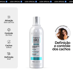 Leave-in Low Poo Para Cachos Disciplinados | Twist Curls 300ml