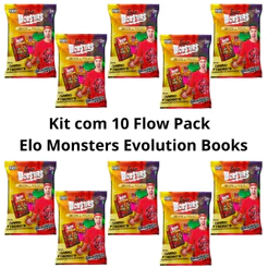 Kit com 10 Flow Pack | Elo Monsters Evolution Books