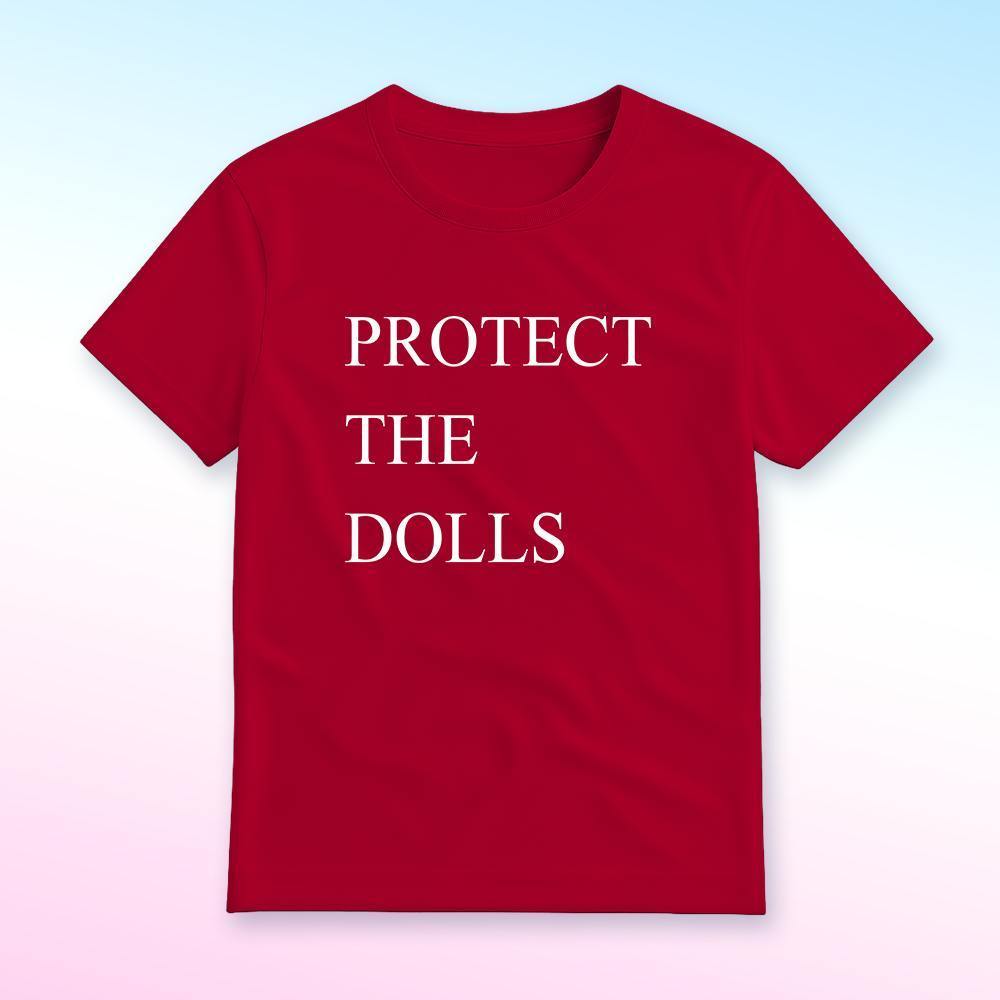 Camiseta Protect The Dolls Pedro Pascal LGBTQIAP+ Unissex Cores Babylook 100 % Algodão — imagem 2 de 2