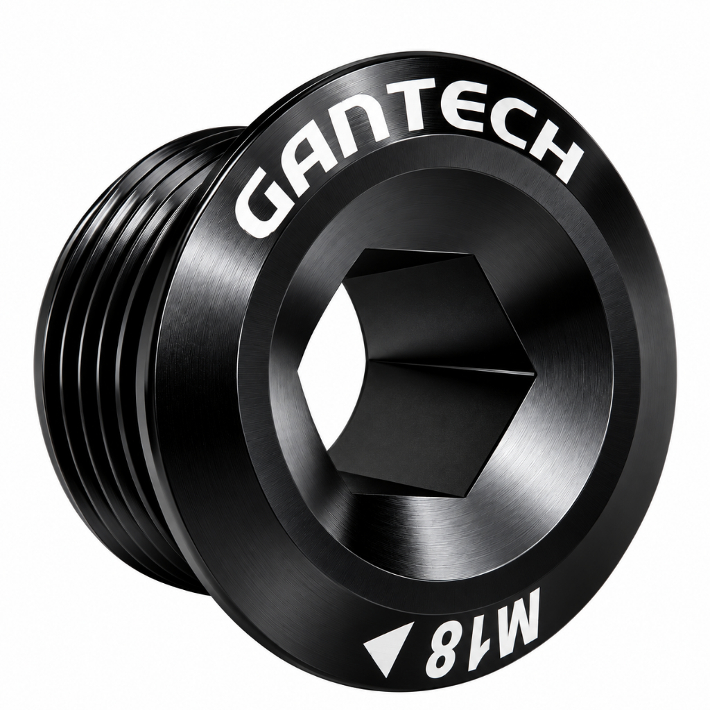 Tampa Pedivela Integrado Gantech M18- Aluminio-cores