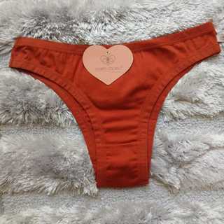 KIT COM 1 OU 2  CALCINHAS BÁSICA   DE ALGODÃO MODELO TANGA  CORPO COLADO ORIGINAL.