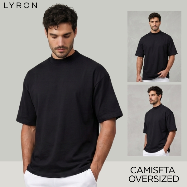 Camiseta Oversized Masculina Premium Algodão Texturizada Básica Casual Streetwear Moda Masculina Confortável
