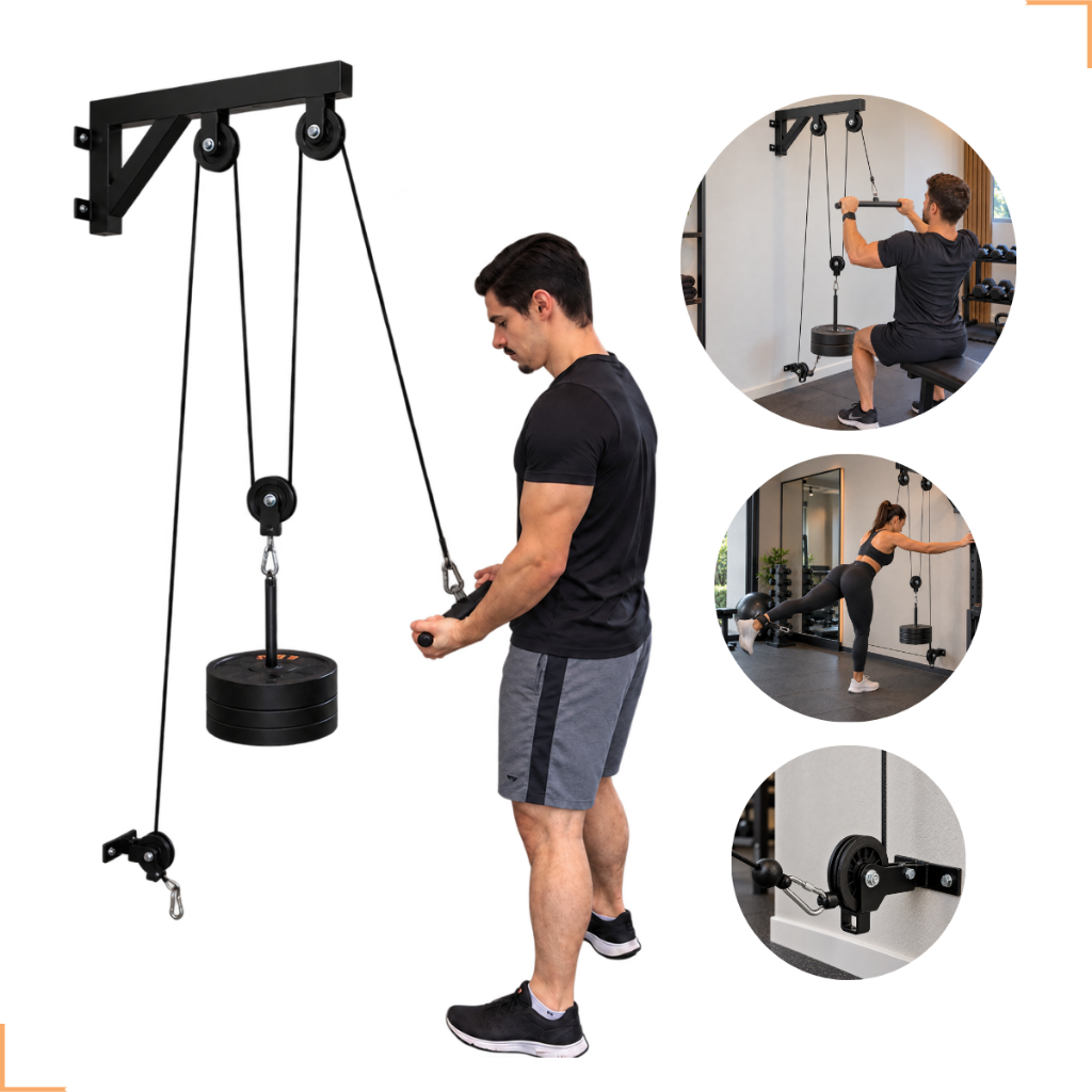 Mono Cross Over Musculação Treino Puxada Polia Alta E Baixa Fitness