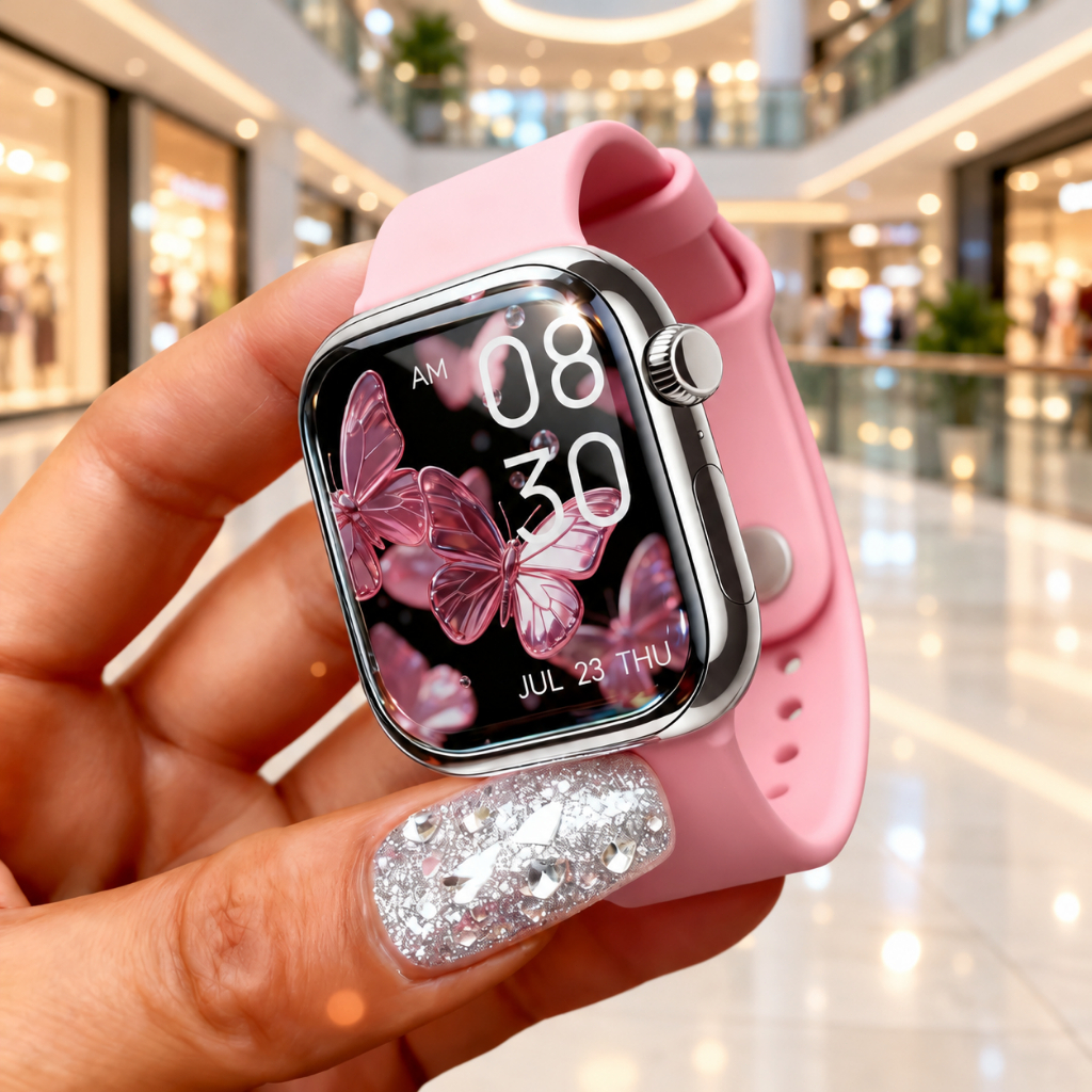 smartwatch relogio feminino watch10max relógio digital feminino inteligente esporte Android iOS