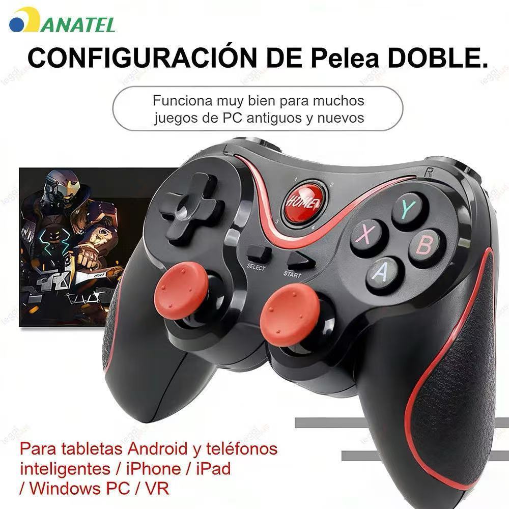 Controle Joystick Bluetooth Universal + cabo usb + suporte para Celular Tablet Android Ipad — imagem 2 de 2