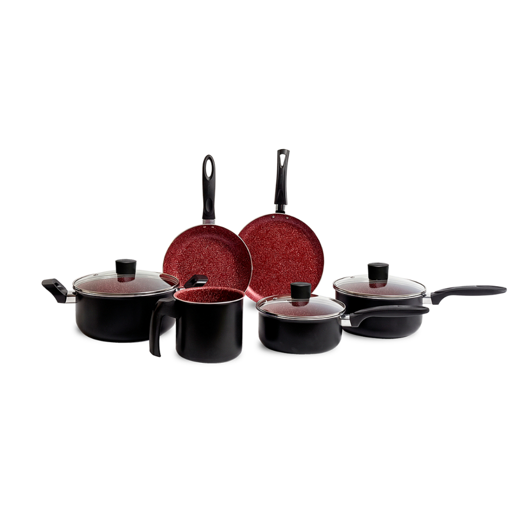 Jogo de Panelas Brinox Ceramic Life Easy - 6 Peças Antiaderente Cerâmico.