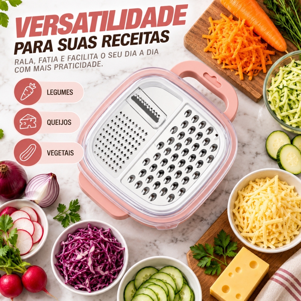 Desfiador Manual de Alimentos Multifuncional Moedor De Carne Manual Triturador De Frango — imagem 2 de 2