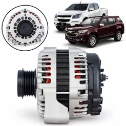 ALTERNADOR GM TRAILBLAZER 2.8 2012/ S10 COM POLIA - 140 AMPERES