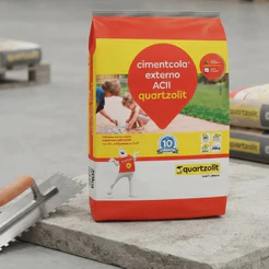Argamassa Cimentcola Quartzolit Exteriores ACII Argamassa Alta Aderência Cinza Argamassa Seca Rápido Cerâmicas