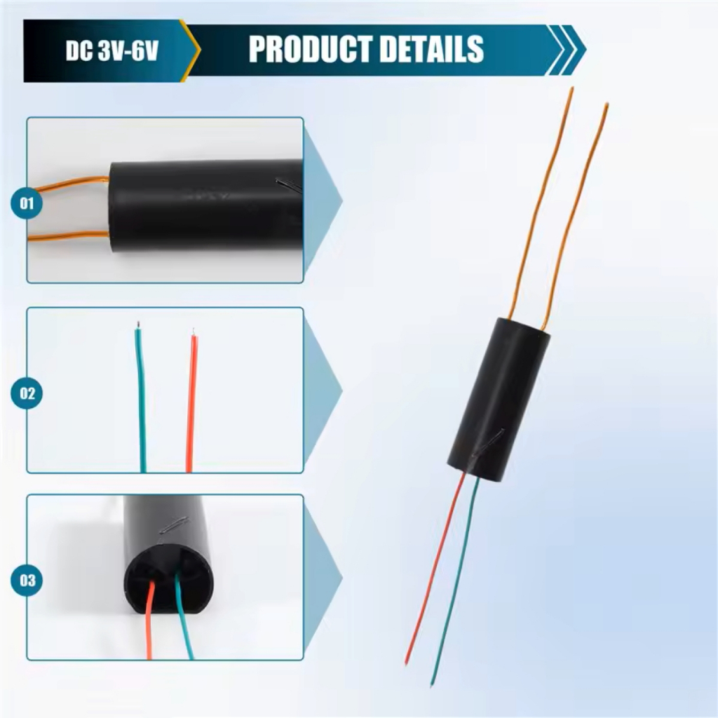 Gerador Alta Tensão 1000kV DC 3V-6V Módulo Boost Inversor Transformador Pulso Arco Elétrico Potente — imagem 2 de 2