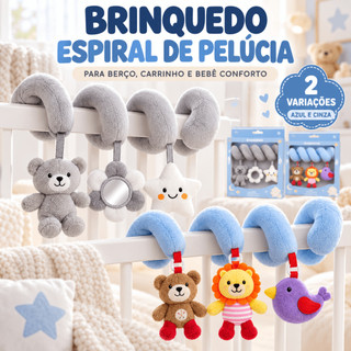 Mobile Centopeia Espiral Carrinho Bebê Conforto Berço Com Barulho de Chocalho Infantil bebe Cadeirão