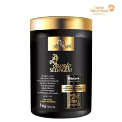 Máscara Hidratação Capilar Força Maciez e brilho Cavalo Selvagem Nutri Maxi 1Kg