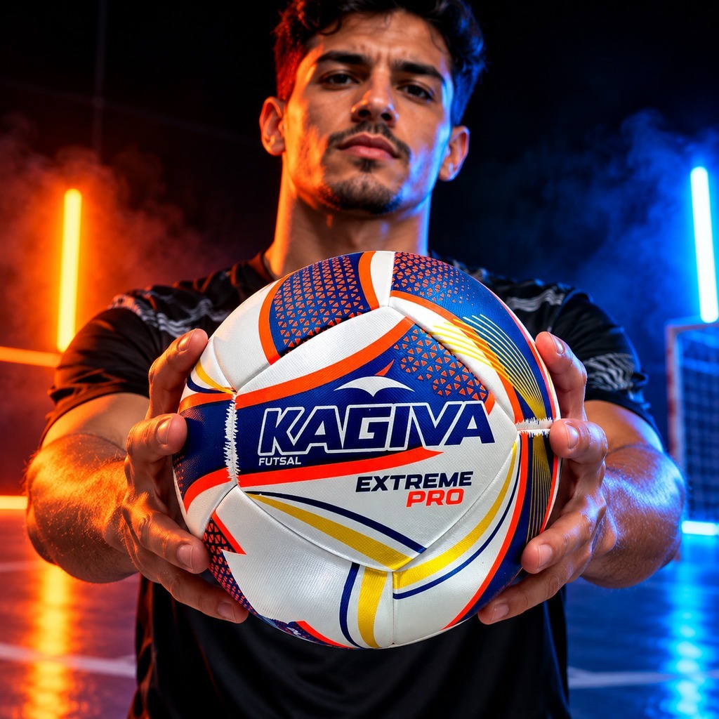Bola de Futsal Kagiva F5 Extreme Pro Profissional  para Jogos e Treinos em Quadra Original